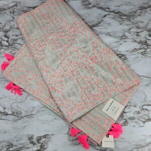 NWT Anthropologie Penelope Tasseled Table Runner